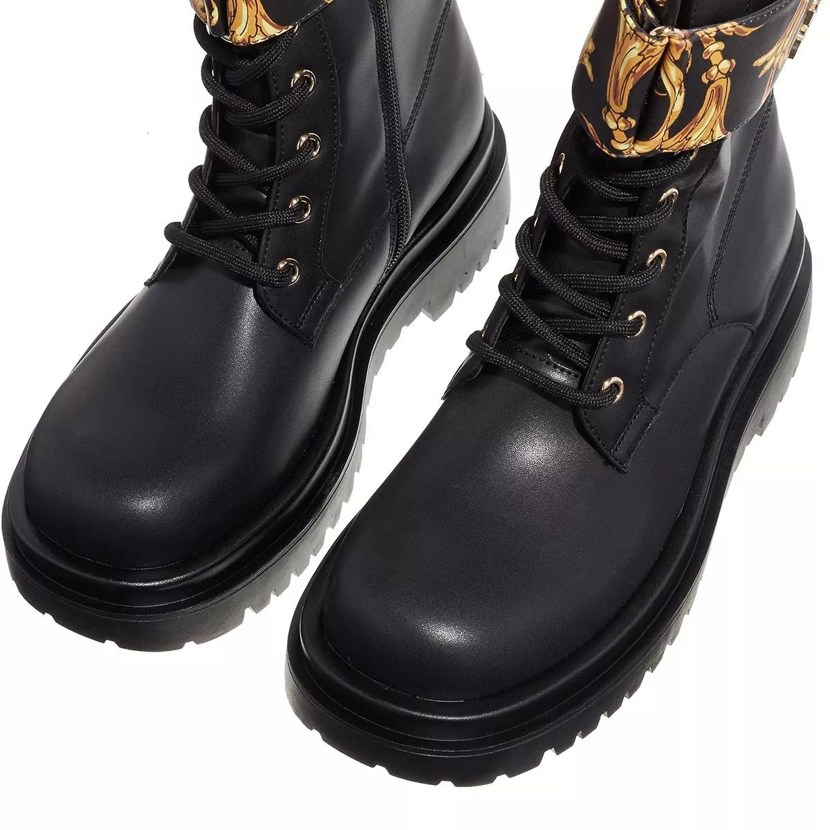 VERSACE Stiefeletten schwarz Schnürstiefel