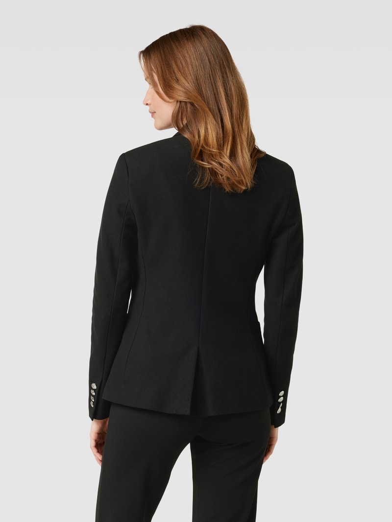 Blazer mit Label-Detail Modell 'ANFISA' in schwarz