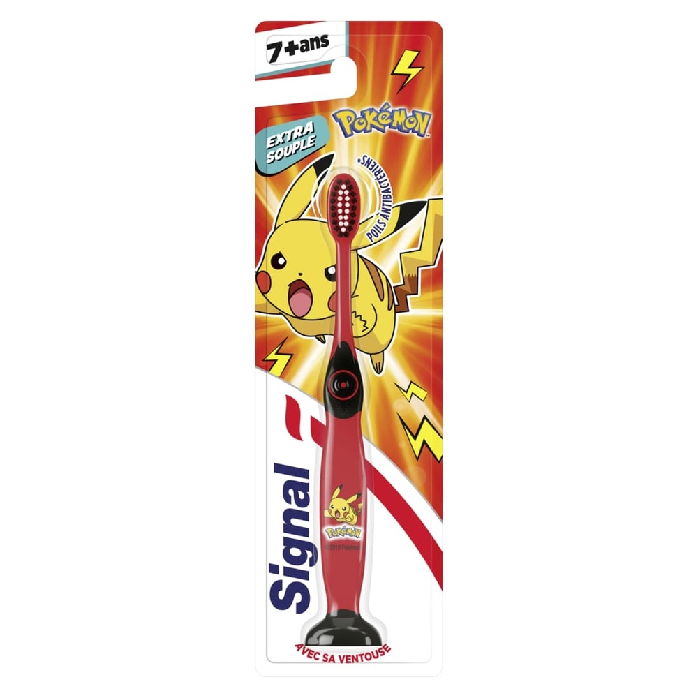 signal SIGNAL Brosse à Dents Enfants Poils Antibactériens Extra Souple x1 Brosse à dents