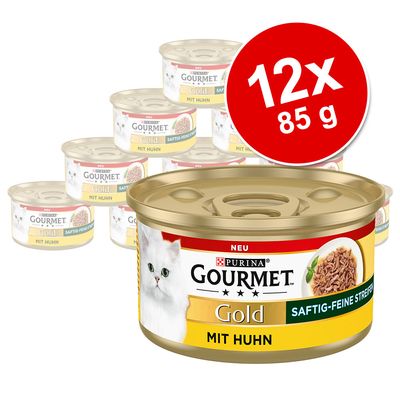 Gourmet Gold Saftig-Feine Streifen 12 x 85 g
