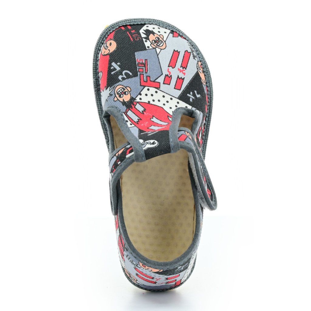 Beda Comics Canvas Hausschuhe (BF-060010/W)