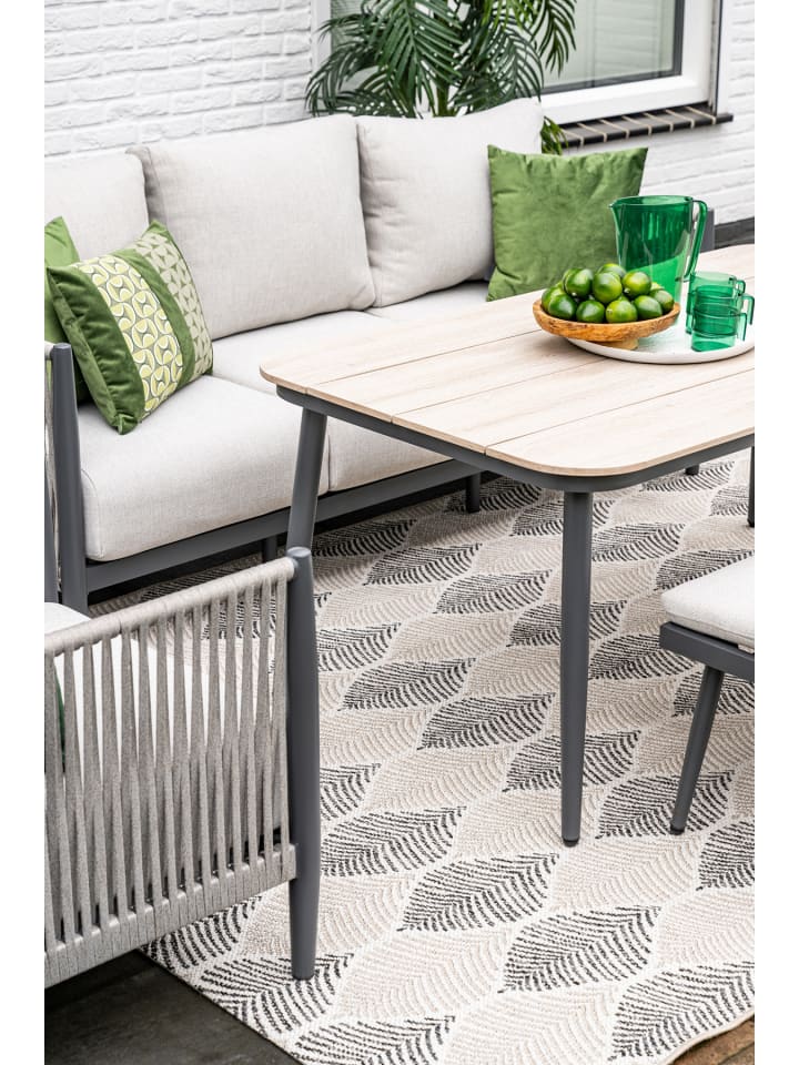 GMD Living Lounge Dining Gartenmöbel Sitzgruppe DIAMO mit Sportbank, Esstisch mit Vironwood günstig kaufen onesize