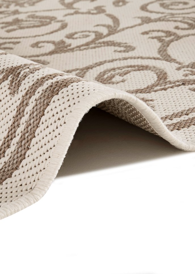 In-und Outdoor Teppich mit Ornamentmusterung