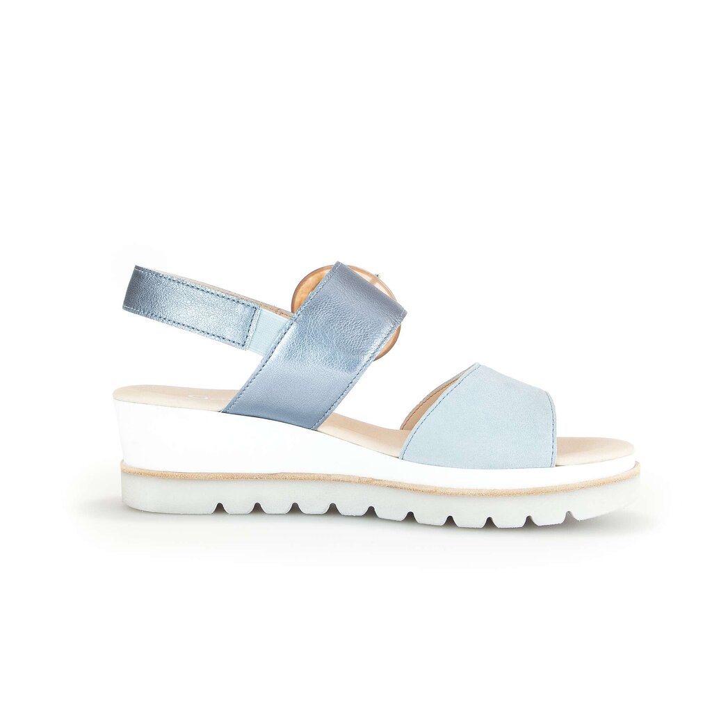 Gabor fashion Keilsandalette blau