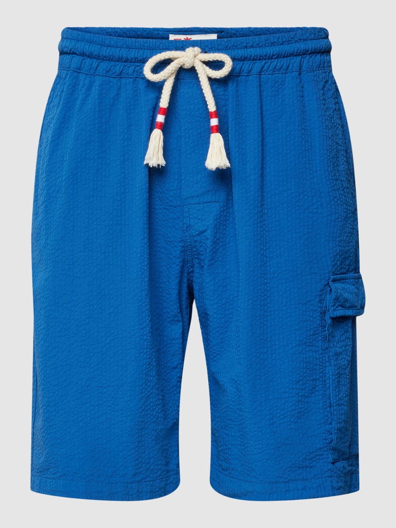 Bermudas mit Streifenmuster Modell 'MARSEILLE' in marineblau