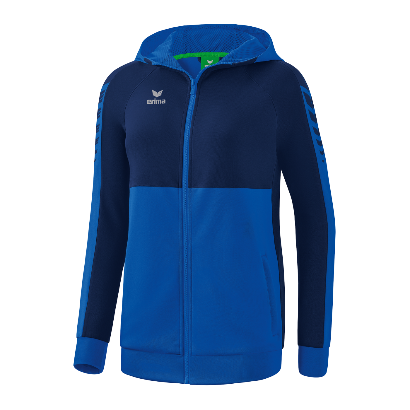 Erima Six Wings Kapuzenjacke Damen Blau