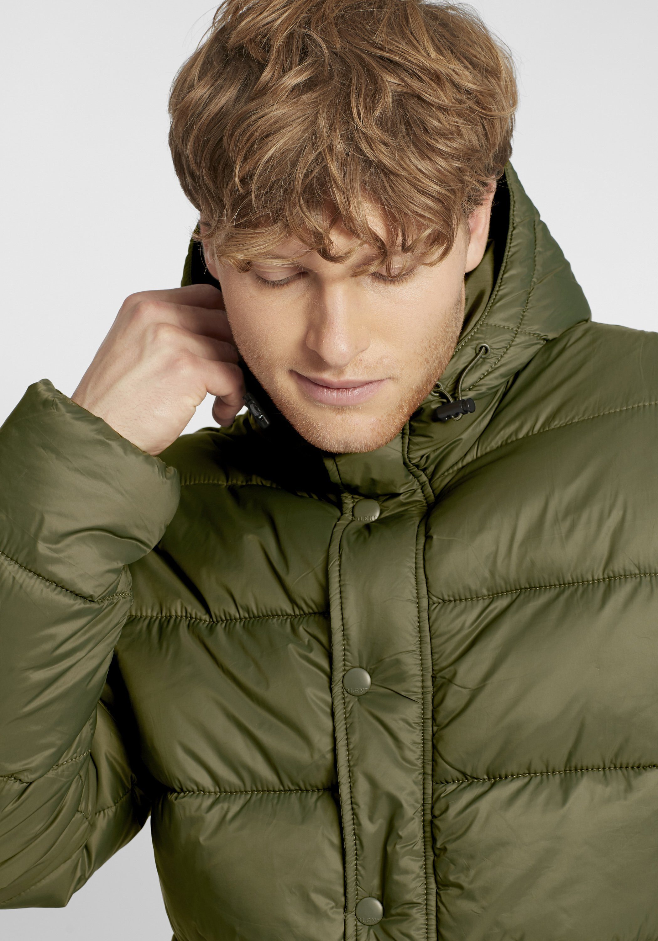 Blend Winterjacke BHNollang modischer Herren Winterparka mit Kapuze
