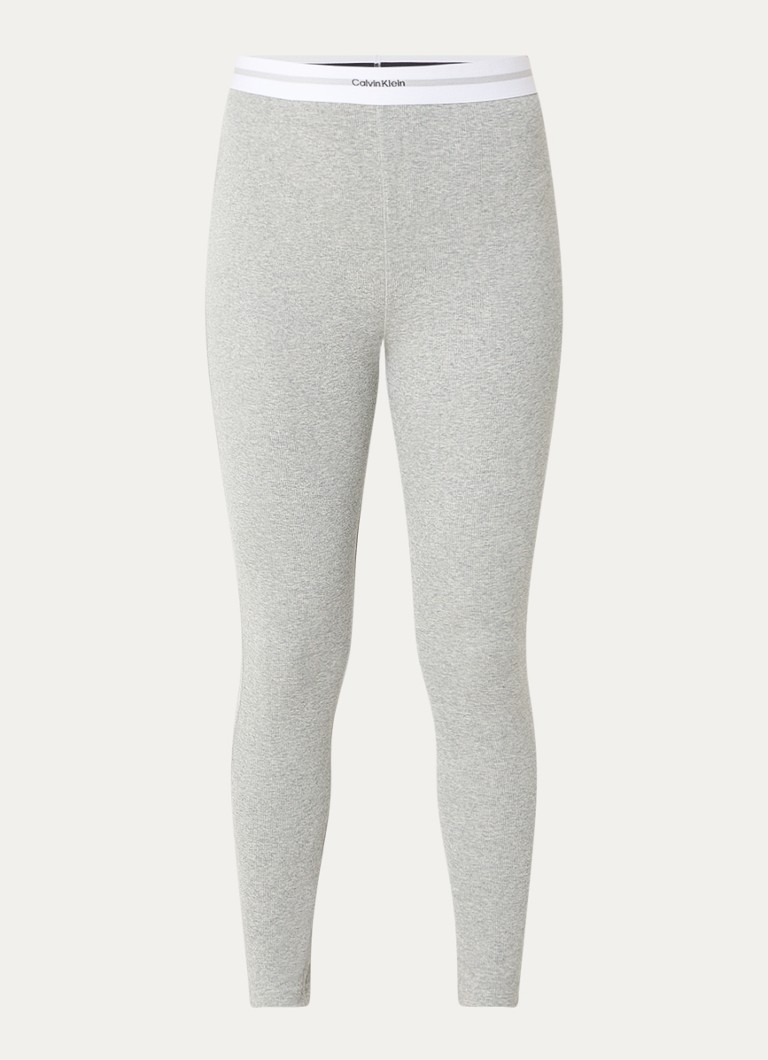 Calça legging de cintura alta para treino Calvin Klein com faixa com o logotipo.