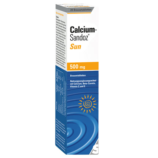 CALCIUM-SANDOZ Sun Brausetabletten  20 St  Brausetabletten