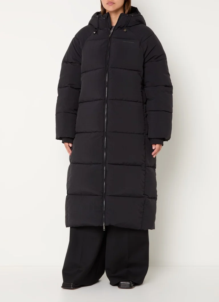 Daily Paper puffer jacket with hood and zip pockets