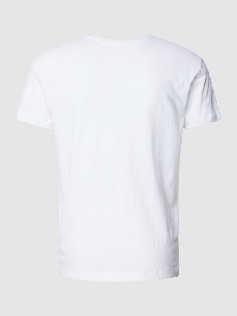 T-Shirt mit Label-Print im 2er-Pack in marineblau