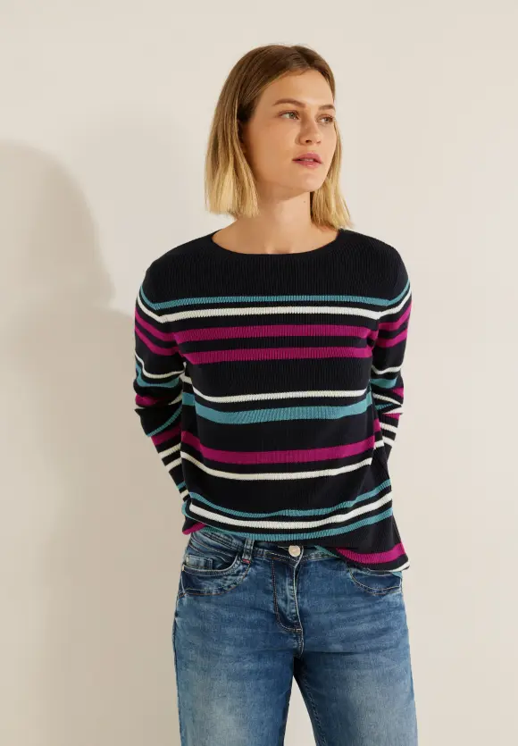 CECIL Multicolor Streifenpullover