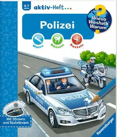 Ravensburger Wieso? Weshalb? Warum? aktiv-Heft: Polizei