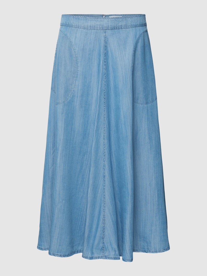 Midirock in Denim-Optik in jeans