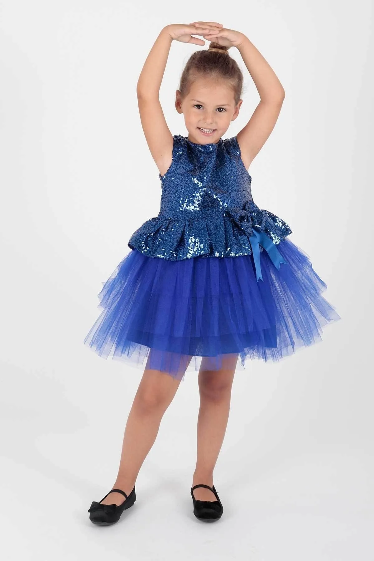 AHENGİM  Trendiges Abendkleid mit Pailletten für Mädchen Ak2207