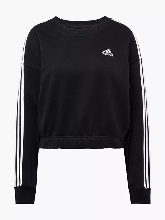 adidas 3 Streifen Essentials Crop Sweatshirt