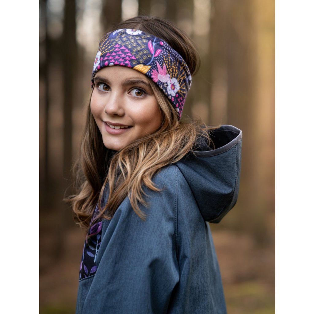 Unuo Fleece-Stirnband für Kinder Elise Kolibri