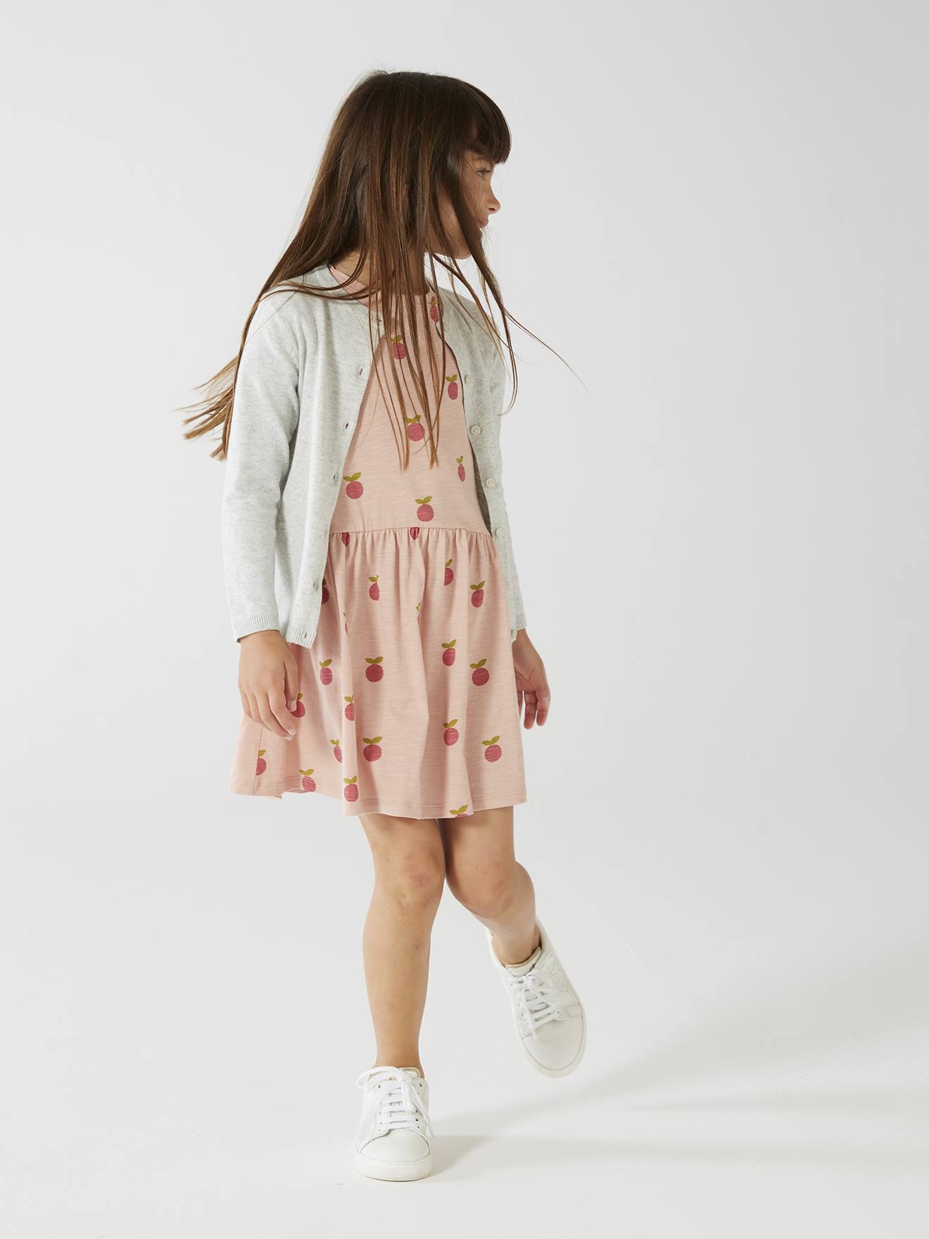 Vertbaudet Mädchen Shirtkleid BASIC Oeko-Tex - hellrosa