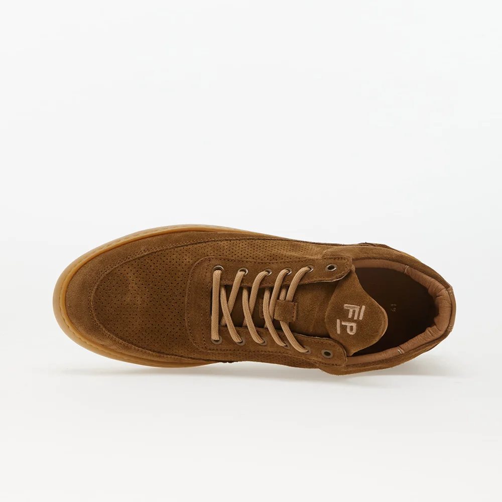 Filling Pieces Low Top Perforated Suede 10122791933 / braun