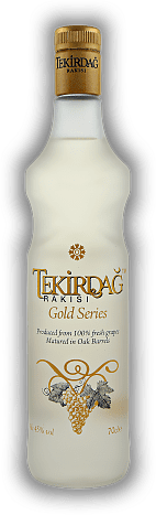 Raki Tekirdag Rakisi Gold Series Raki Tekirdag Rakisi Gold Series 90 Tage im Barrique ausgebauter Raki. 0,7	 Liter - Vol 45%