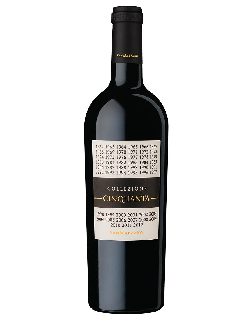 Vino Rosso d'Italia Collezione Cinquanta San Marzano 0,75 ℓ