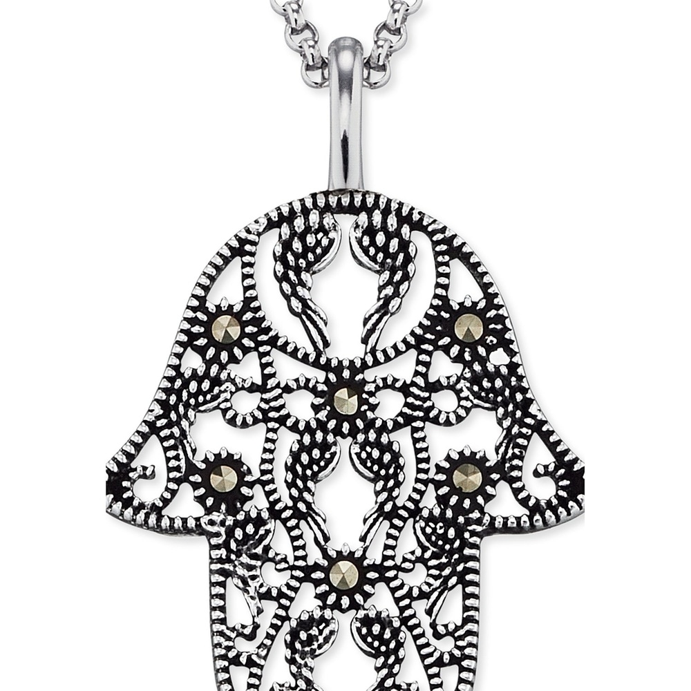 Engelsrufer Chaînette 925 Argent rhodié, Gemme collier