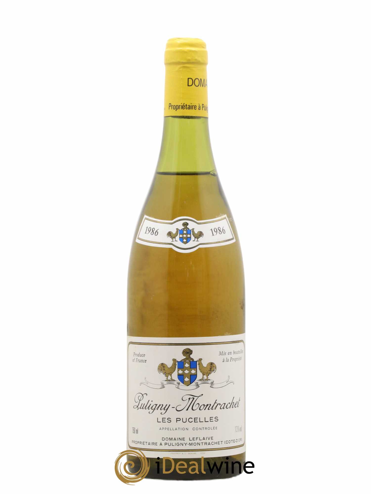 Puligny-Montrachet 1er Cru Les Pucelles Leflaive (Domaine)  1986 - Lot de 1 Bouteille
