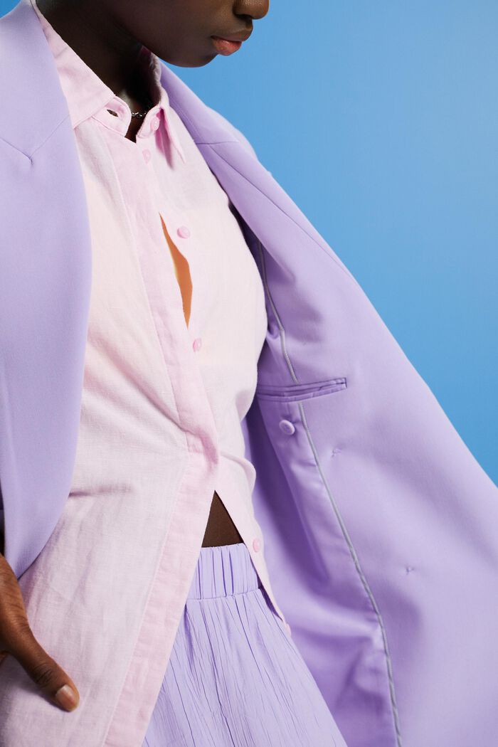 Doppelreihiger Crêpe-Blazer