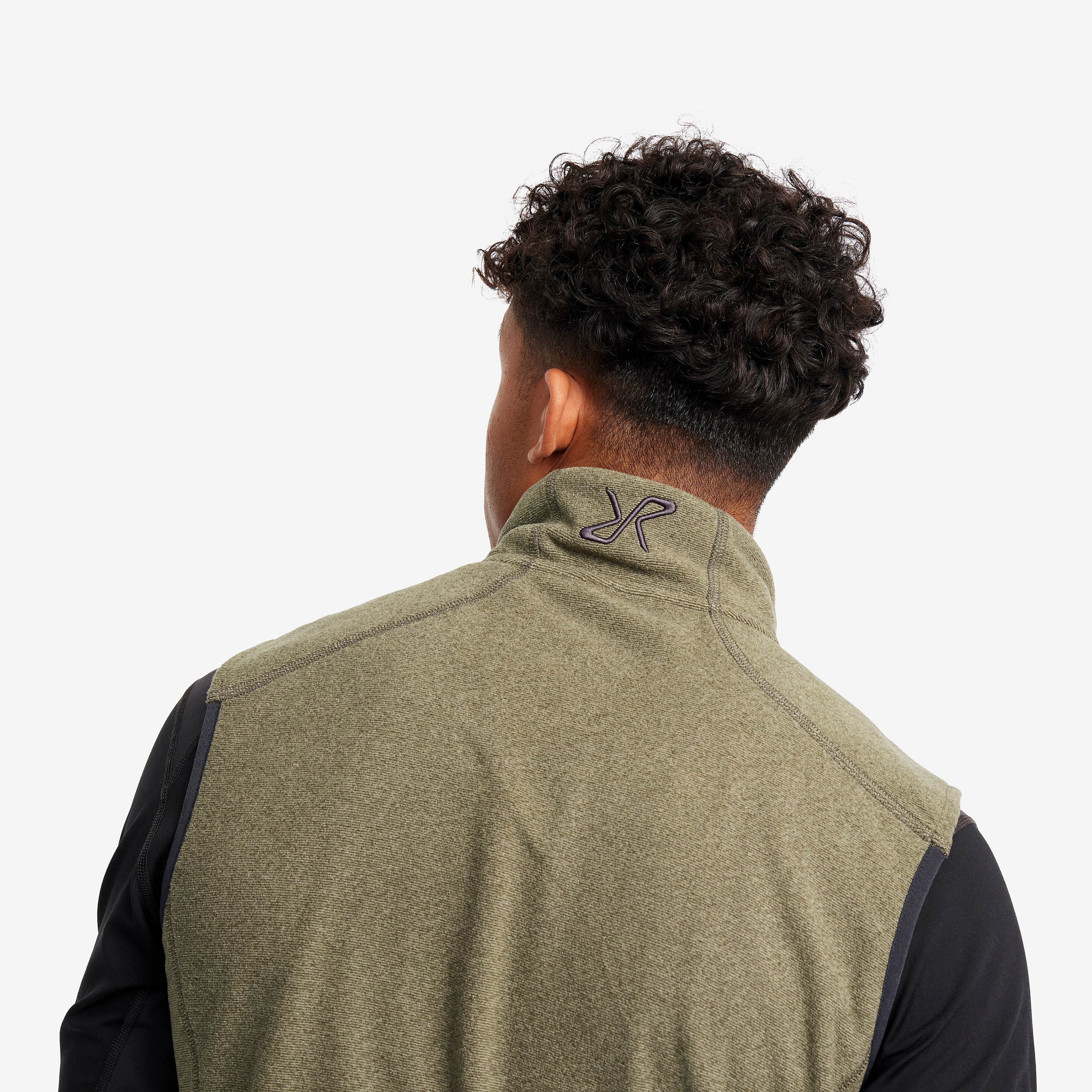 Essential Fleece Vest Homme Grape Leaf