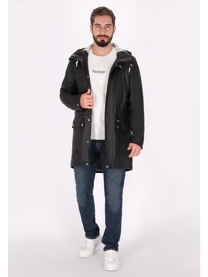 Schmuddelwedda Regenmantel in Schwarz günstig kaufen