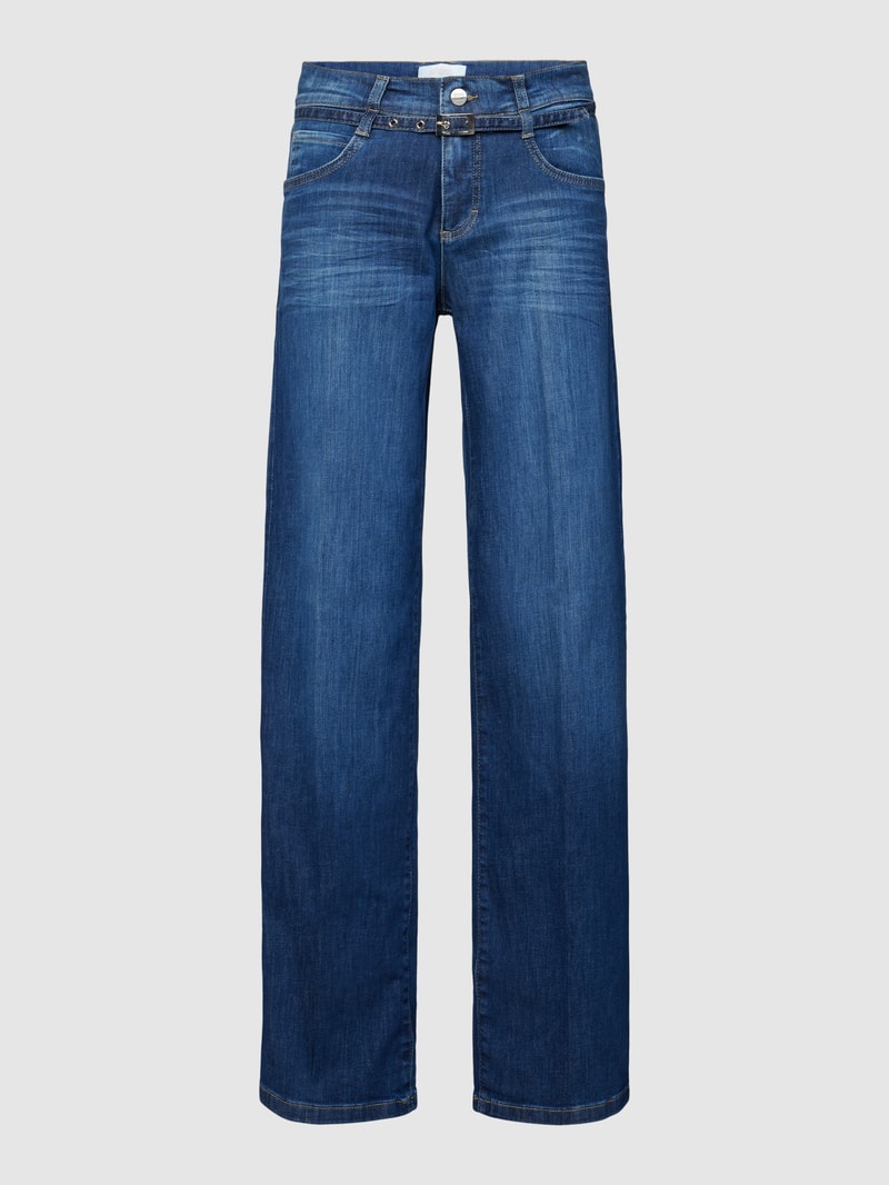 Jeans mit Eingrifftaschen Modell 'LIZ' in blau