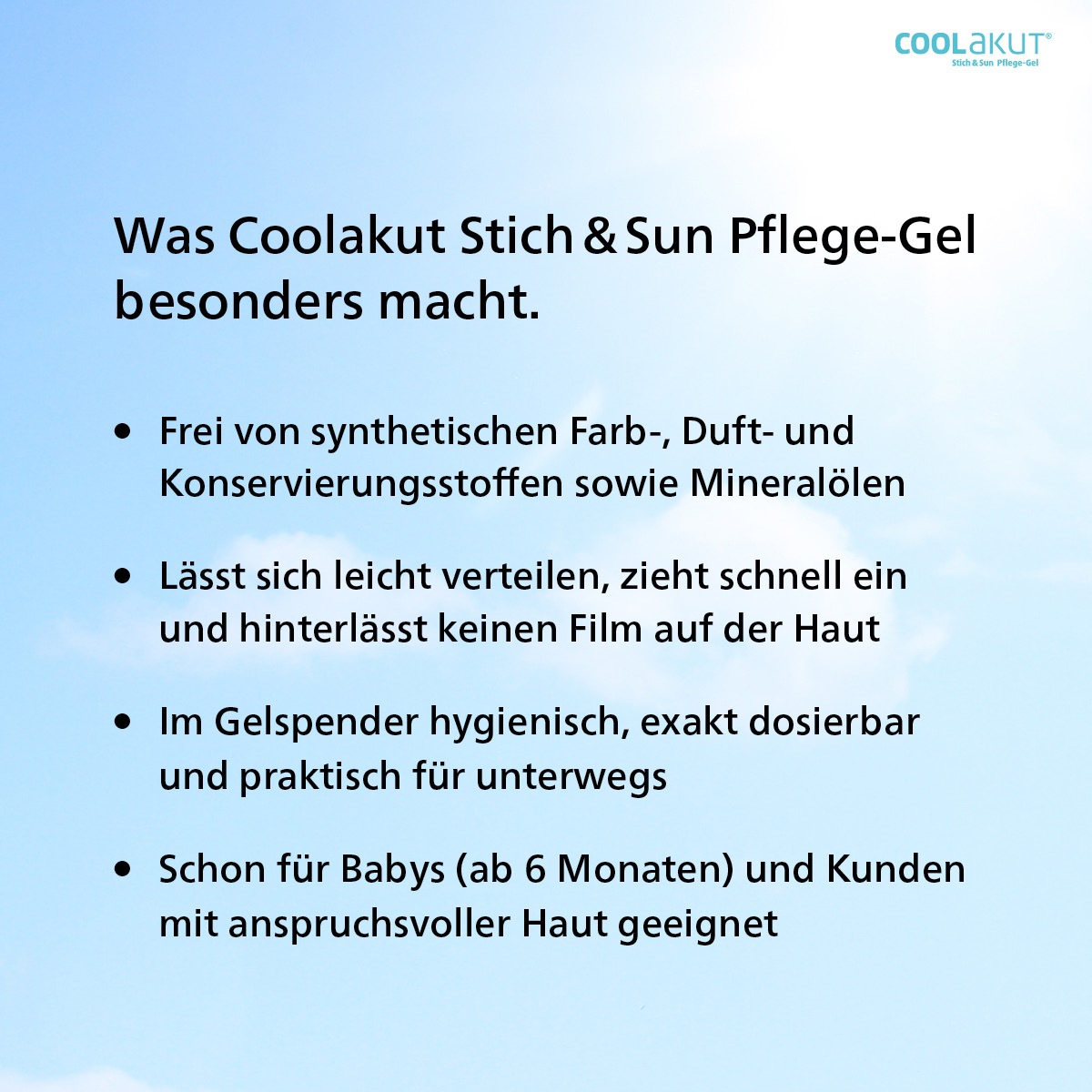 COOLAKUT Stich & Sun Pflege-Gel