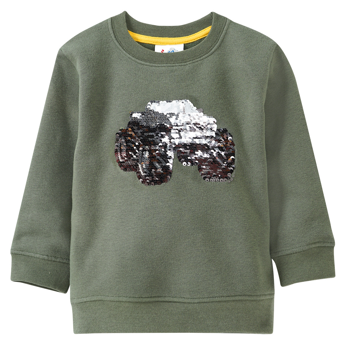 Jungen Sweatshirt mit Wendepailletten