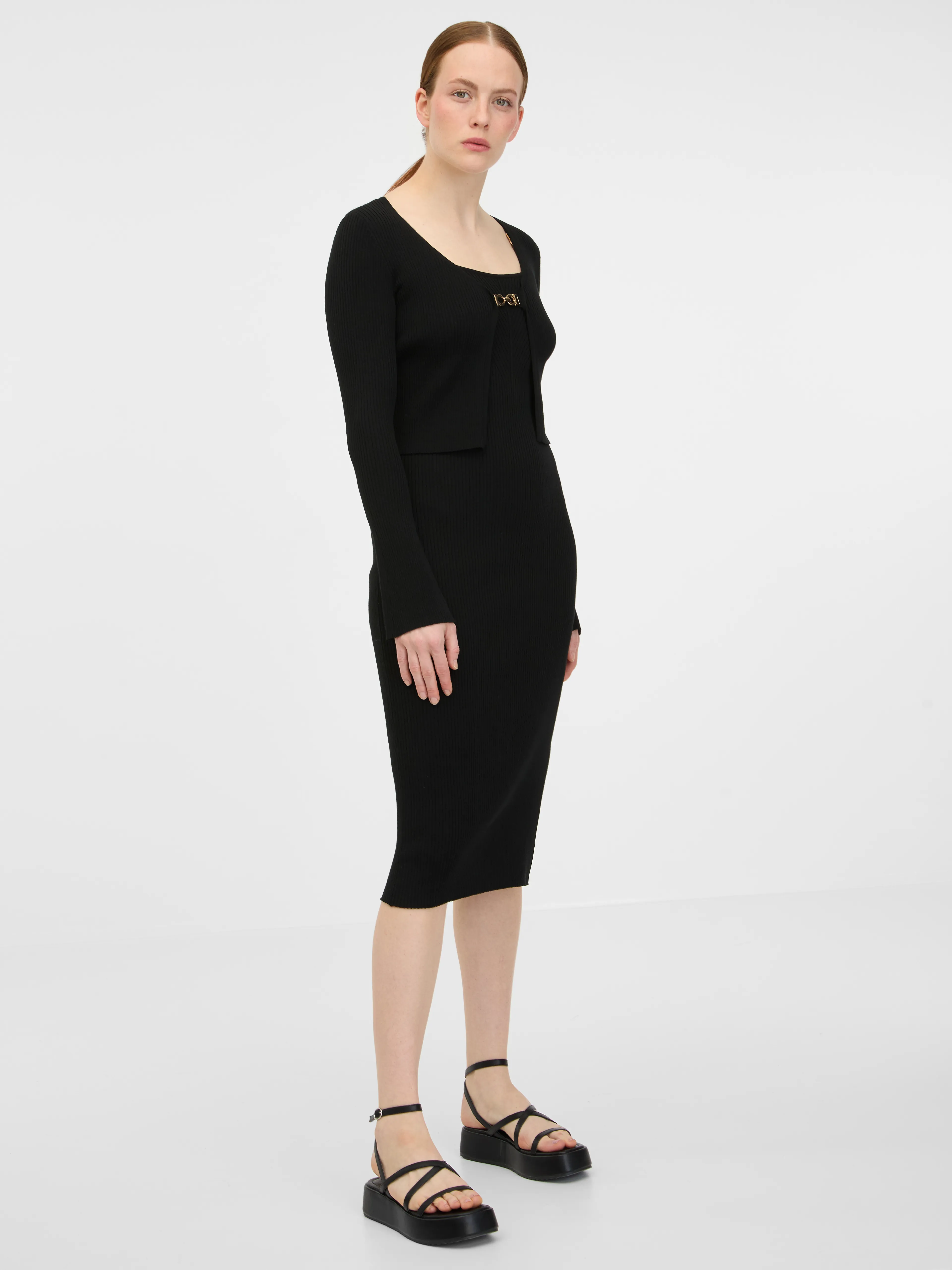 Schwarze Damen Strickjacke ORSAY