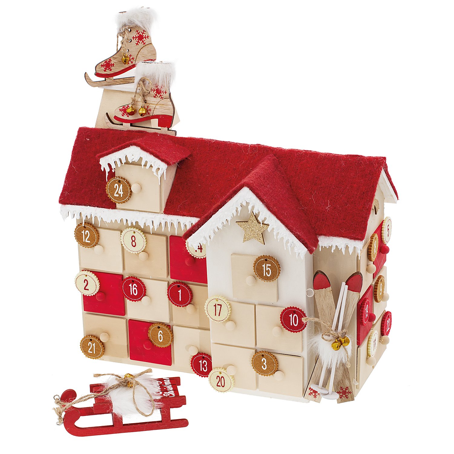 Filzband, rot, 13 cm, 1,5 m