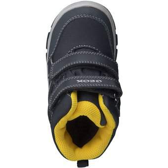 Geox B Flanfil Boy Klett Boots in blau