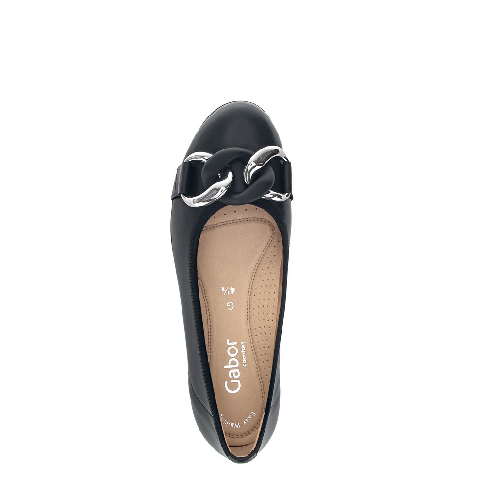 Gabor comfort Sportliche Ballerina schwarz