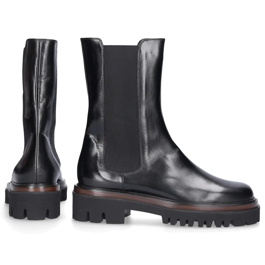 Truman's - Stiefeletten 9210 Kalbsleder - schwarz