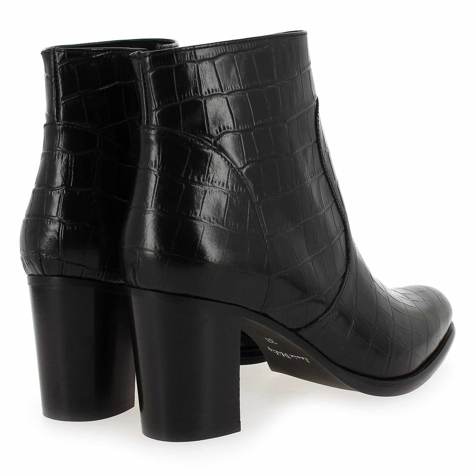Janie Philip  PACA CROCO - Noir