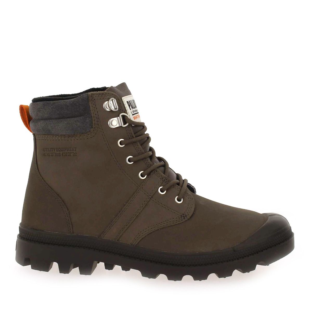 Palladium  PALLABROUSSE SC WATERPROOF+ - Marron Gris