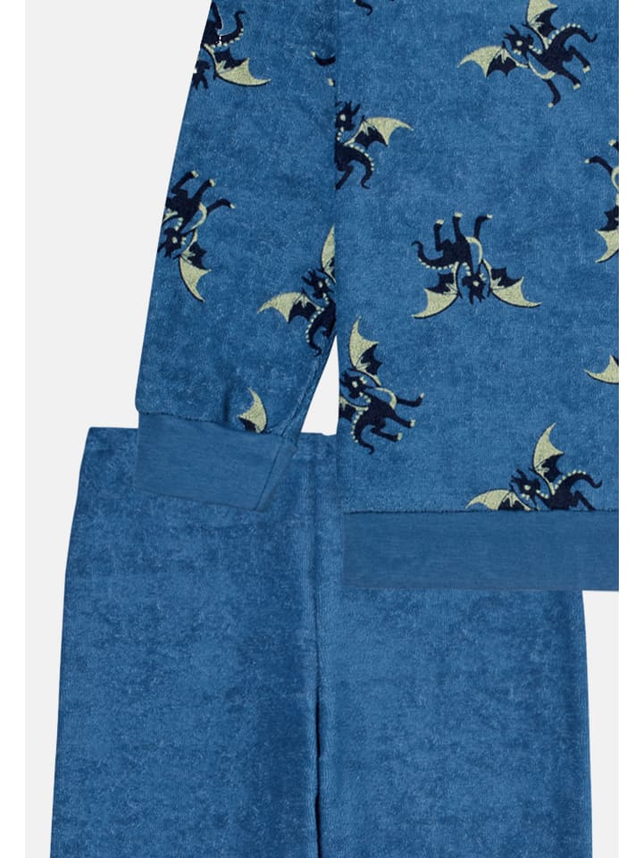 Schiesser Schlafanzug Boys World 2 in Blau günstig kaufen