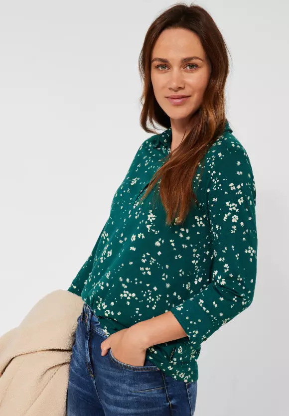 CECIL Bluse mit Millefleur Print