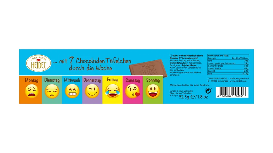 HEIDEL 7er Emoticons 52.5 g