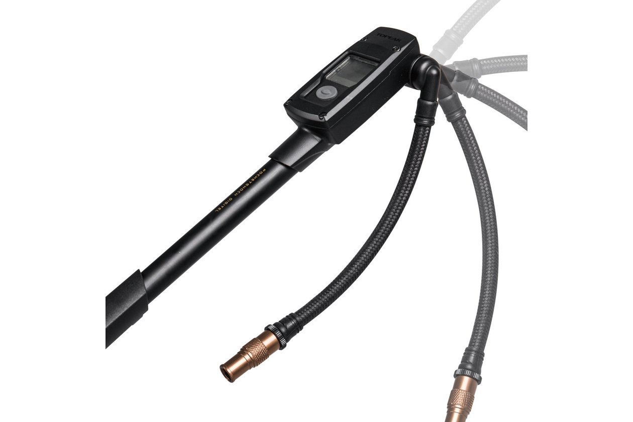 Topeak Pocket Shock Digital Gabel-/ Du00e4mpferpumpe