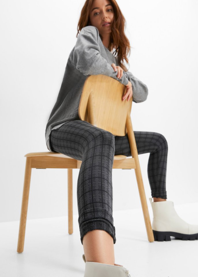 Thermo Seamless Leggings mit weicher Innenseite