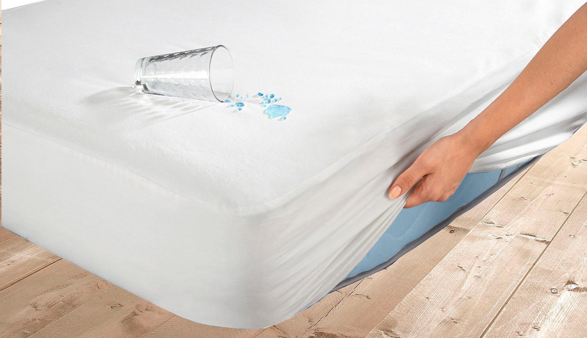 Matratzenauflage Matratzenauflage Wasserdicht in 90x200 cm und weiteren Größen SETEX, mit rückseitiger Nässesperre - atmungsaktiv, kochfest bis 95 °C