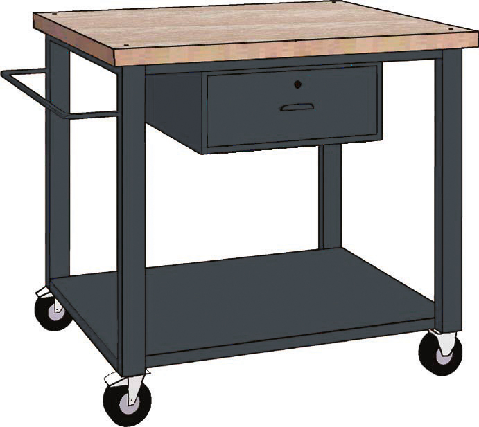 Banc de lucru mobil Contimac 770294 Wp 142/A 1000X700X911