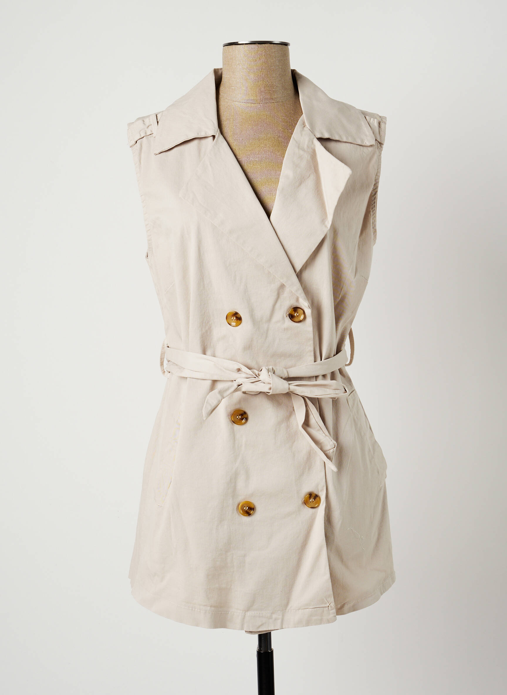 Dona Lisa Tuniquesansmanche Femme couleur beige