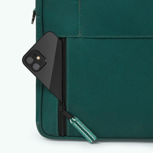 Lima green laptop bag
