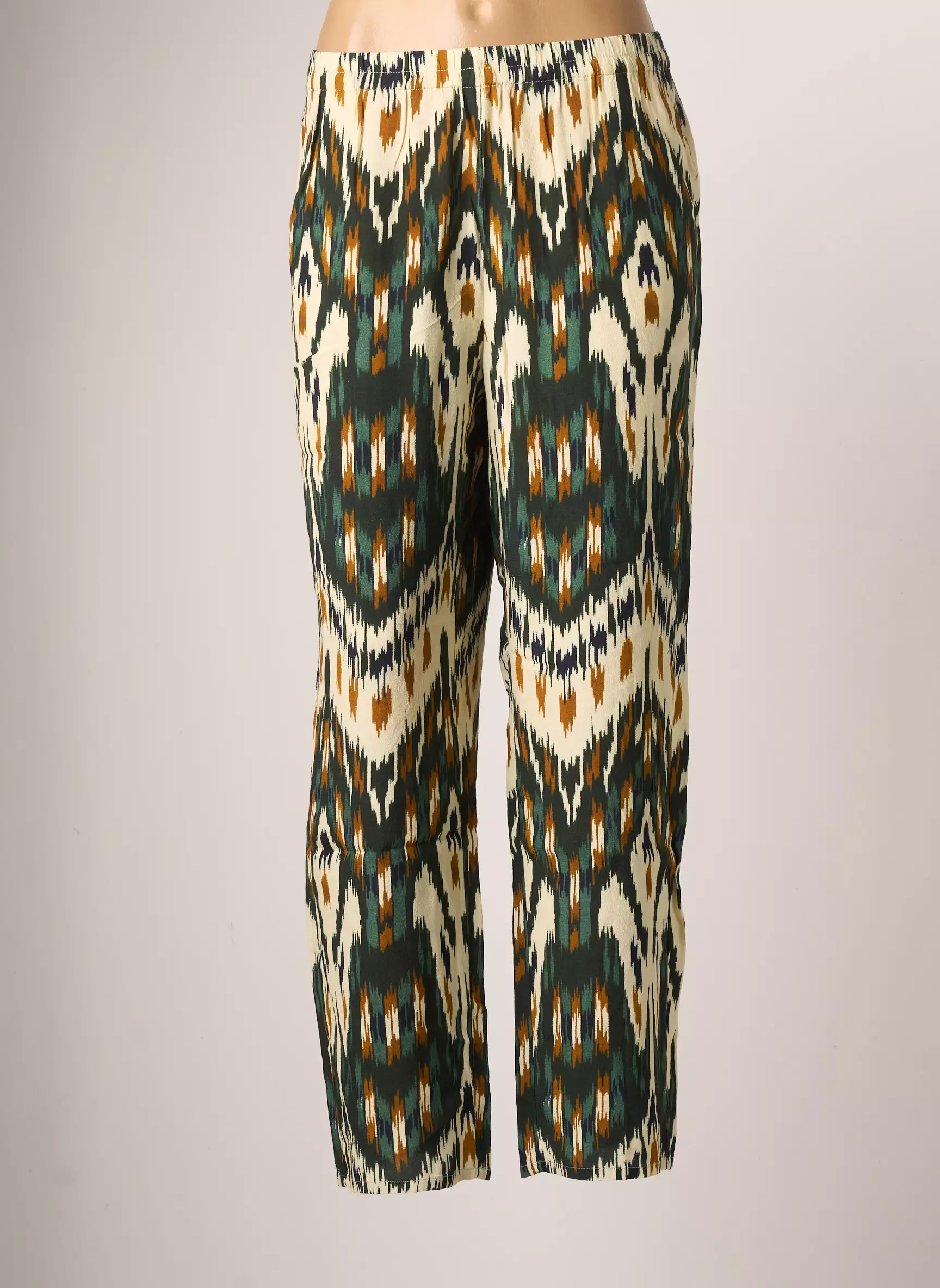 Hartford Pantalons Slim Femme couleur vert